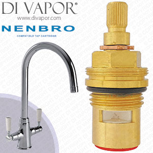 BLUCI NENBRO Twin Lever Kitchen Mixer Tap Hot Tap Cartridge