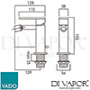 VADO NOT 110 CP Mixer Spare Parts Diagram