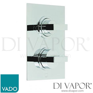 VADO NOT-148C/2-C/P Notion 2 Outlet 2 Handle Thermostatic Shower Spare Parts