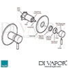 VADO Nuance Single Lever Shower Valve Spares