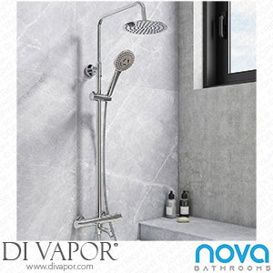 Nova Round Thermostatic Shower Kit with Spout - NVS06 Spare Parts