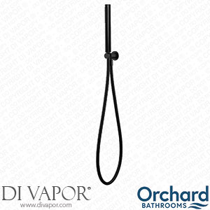 Orchard Matt Black Round Shower Handset Wall Bracket - ORCH16 Spare Parts