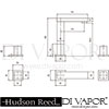 Hudson Reed PA323 Kubix 3 Tap Hole Bath Mixer Spare Parts Diagram