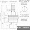 Perrin & Rowe Phoenician Hot Tap Cartridge Diagram