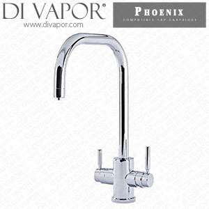 Perrin & Rowe 1914 Phoenix 3-in-1 Instant Hot Water Tap with U-Spout Cold Compatible Cartridge - PAR191411