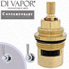 Perrin & Rowe 3054 Contemporary Pair 3/4 Lever Wall Valves Clockwise Turn to Open Compatible Cartridge - PAR305412