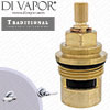 Perrin & Rowe 3230 Traditional Pair 3/4 Lever Wall Valves Clockwise Turn to Open Compatible Cartridge - PAR323012