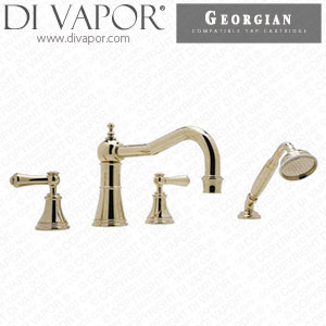 Perrin & Rowe 3747 Georgian Four-Hole Deck-Mounted Bath Set Cold Compatible Tap Cartridge - PAR374711