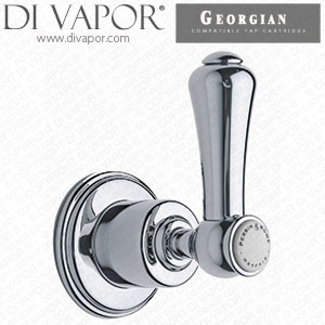 Perrin & Rowe 3774 Georgian 3/4 Concealed Wall Valve with Lever Handle Compatible Cartridge - PAR377411