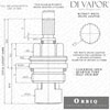 Perrin & Rowe Orbiq Hot Tap Cartridge Diagram