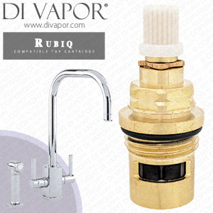 Perrin & Rowe 4310 Rubiq Sink Mixer with U-Spout and Rinse Hot Compatible Cartridge - PAR431012