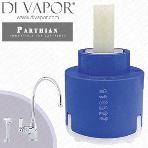 Perrin & Rowe 4346 Parthian Single Lever Sink Mixer with Rinse Compatible Cartridge - PAR434610