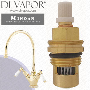 Perrin & Rowe 4387 Minoan Sink Mixer with Lever Handles Cold Compatible Cartridge - PAR438711