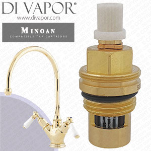 Perrin & Rowe 4387 Minoan Sink Mixer with Lever Handles Hot Compatible Cartridge - PAR438712