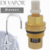 Perrin & Rowe Oberon Sink Mixer with U Spout and Rinse 4868 Cold Tap Cartridge Compatible Spare