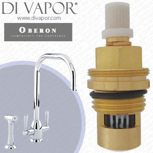 Perrin and Rowe Oberon Sink Mixer with U Spout and Rinse 4868 Hot Tap Cartridge Compatible Spare PAR