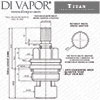 Perrin & Rowe Titan Avillion Tap Cartridge Hot Valve