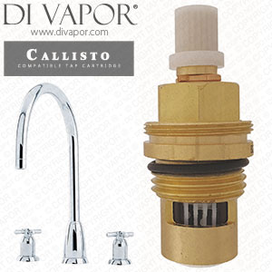 Perrin & Rowe 4885 Callisto Sink Mixer Hot Compatible Kitchen Tap Cartridge - PAR488512