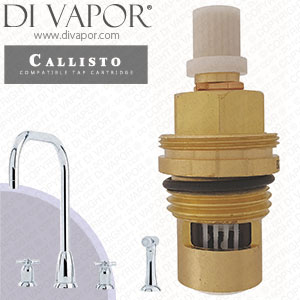 Perrin & Rowe 4892 Callisto Sink Mixer Cold Compatible Kitchen Tap Cartridge - PAR489211