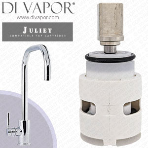 Perrin & Rowe 4914 Juliet Sink Mixer with U-Spout Kitchen Tap Compatible Cartridge - PAR491410