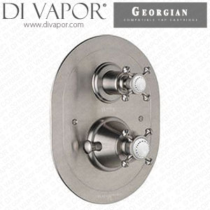 Perrin & Rowe 5757 Georgian Concealed Thermostatic Shower Mixer with Crosstop Compatible Cartridge - PAR575703