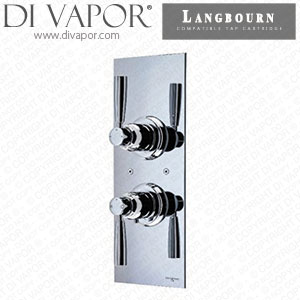 Perrin & Rowe 5951 Langbourn Concealed Thermo Shower with Shut Off Compatible Flow Cartridge - PAR592104