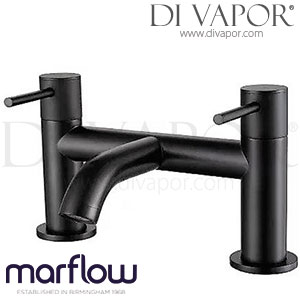 Marflow PAV310BK Pava Matt Black Bath Filler Spare Parts