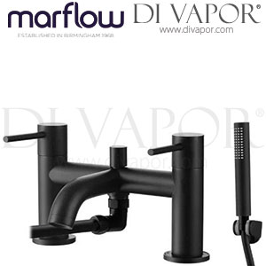 Marflow PAV330K1BK Pava Bath Shower Mixer in Black Spare Parts