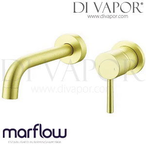 Marflow PAV441BB Pava Wall Mounted Basin Mixer in Brushed Brass Spare Parts