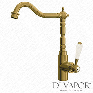 Butler & Rose PDT-000035 Carlton Single Lever Traditional Mono Kitchen Mixer Tap Gold Spare Parts