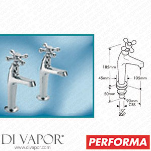 Pegler Yorkshire Performa 4W9046 Souvenir 1/2 Inch Kitchen Pillar Taps Spare Parts