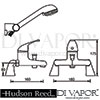 Hudson Reed Ultra Eon Shower Mixer Spare Dimension