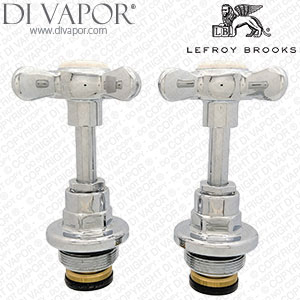 Lefroy Brooks PHL006CP 3/4 Inch Headworks Pair - Chrome