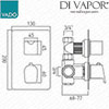 VADO Shower Valve Diagram