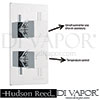 Hudson Reed Pioneer Concealed Valve Brass Shower Spares