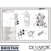 Bristan PIV SHCDIV C Spare Tech Diagram