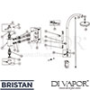 Bristan PM-VSHXSPDIV-B Spare Parts Diagram