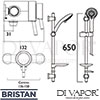 Bristan PM2-CSHXAR-C Spare Parts Diagram