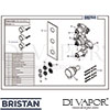 Bristan PM2 SHC3DIV C Spare Tech Diagram