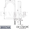 Bristan PST EFSNK BN Spare Parts Diagram