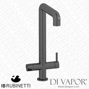 IB Rubinetti PU385CS Puro 4-In-1 Monohole Kitchen Mixer for Running Water Natural Filtered Water Cold Filtered and Sparkling Filtered Water Tap Spare Parts