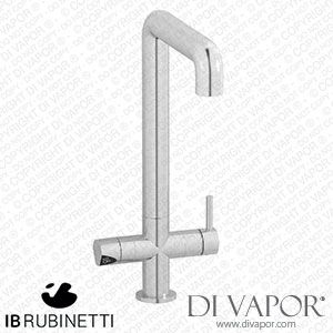 IB Rubinetti PU385SS Puro 4-In-1 Monohole Kitchen Mixer for Running Water Natural Filtered Water Cold Filtered and Sparkling Filtered Water Tap Spare Parts