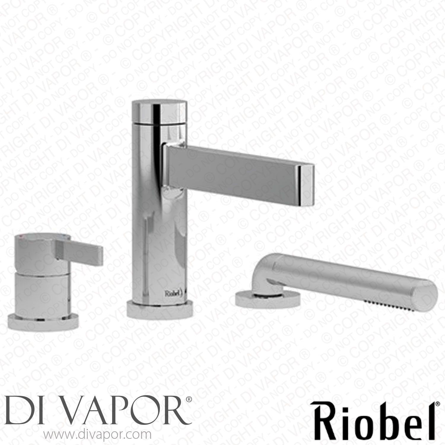 Riobel PX10-EM Paradox Deck Mounted Bath Shower Mixer Spare Parts