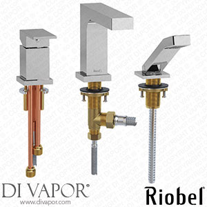 Riobel QA16 Quadrik 3-Piece Type P (Pressure Balance) Deck-Mount Tub Filler with Hand Shower Spare Parts