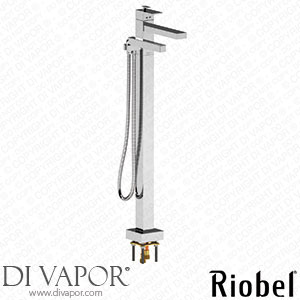 Riobel QA39 Quadrik 2-Way Type T (Thermostatic) Coaxial Floor-Mount Tub Filler with Hand Shower Spare Parts