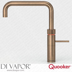 Quooker 3FSPTN PRO3 Square Fusion 3-in-1 Boiling Water Tap - Patinated Brass - Spare Parts