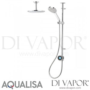 Aqualisa QTE.02.FC.GP Q Smart Gravity Pumped Exposed Shower w/ Adjustable & Fixed Ceiling Heads Spare Parts