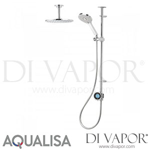 Aqualisa QTE.02.FC.HP Q Smart HP/Combi Exposed Shower w/ Adjustable & Fixed Ceiling Heads Spare Parts