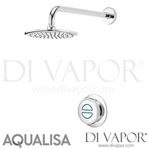 Aqualisa QZD.A1.BR.20 Quartz Classic Smart Digital Shower Concealed w/ Fixed Wall Head Spare Parts