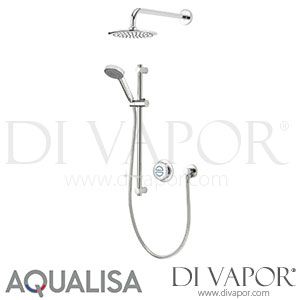 Aqualisa QZD.A1.BV.DVFW.20 Quartz Classic Smart Digital Shower Concealed w/ Adjustable and Fixed Wall Head (HP/Combi) Spare Parts